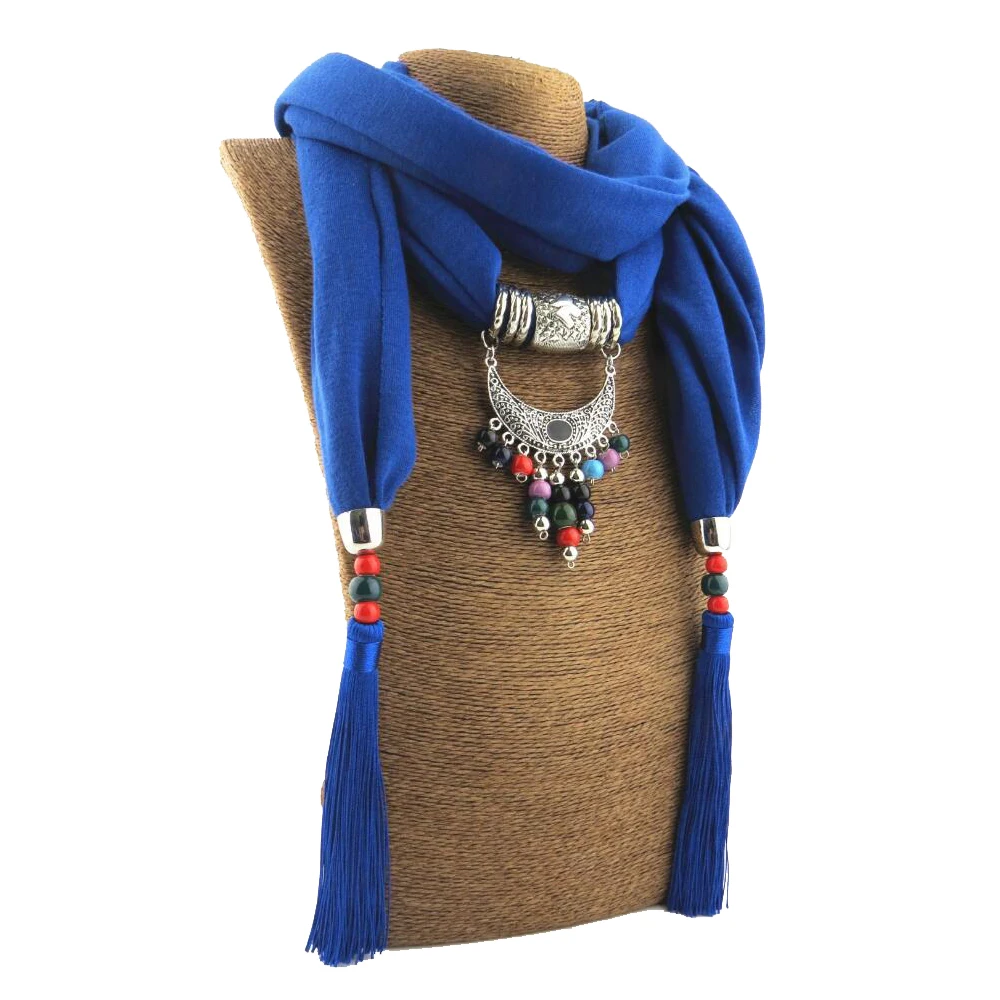Подвеска Шарф Ожерелье Ювелирные изделия ожерелье вискоза хлопок Весенняя шаль
