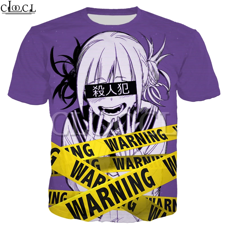 Футболка женская/мужская с 3D принтом из аниме Моя геройская Академия