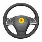 Оплетка на руль для Mitsubishi Outlander 2013 2014 Mirage 2014 Tampa do volante do carro cubierta del volante