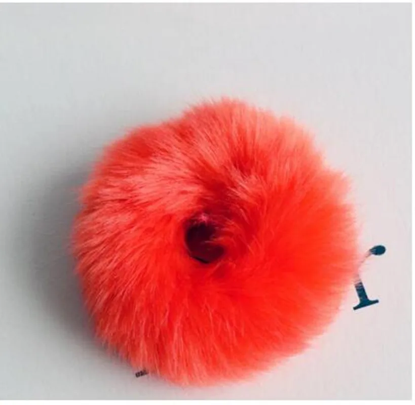 

Korean Warm Soft Fake Rabbit Fur Ball Women Elastic Hair Rope Band Headwear Fashion Colorful Hair Rings for Baby Girls Gift 8pcs
