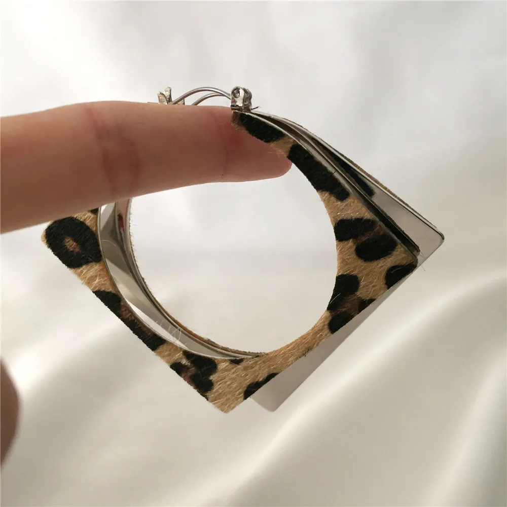 Серьги в стиле Хип-хоп Панк с леопардовым принтом 2020 года новой моды для женщин - свадебное украшение в подарок.