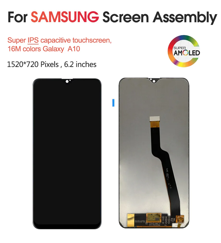 ips для 6," samsung Galaxy A10 ЖК-экран+ сенсорная панель дигитайзер Замена для A105 ЖК-дисплей