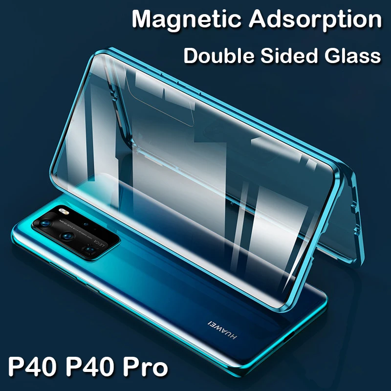 Coque Магнитный чехол для Huawei P40 Pro 5G Mate 40 Honor Note 10 X10 MAX 9X lite 8X Nova фотокамеры