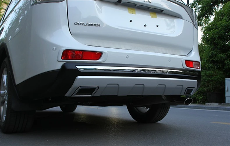 Для автомобильного бампера для Mitsubishi Outlander 2013. бампер высокого качества ABS передний+ задний авто аксессуары