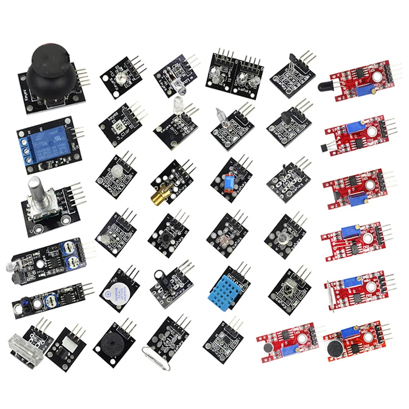 Комплект сенсоров 37 в 1 для Arduino модуль датчика начинающих UNO R3 MEGA2560 Raspberry Pi |