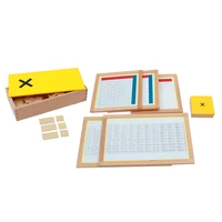 montessori multiplication working charts w product box kids early learning tools preschool educational equipment math toys