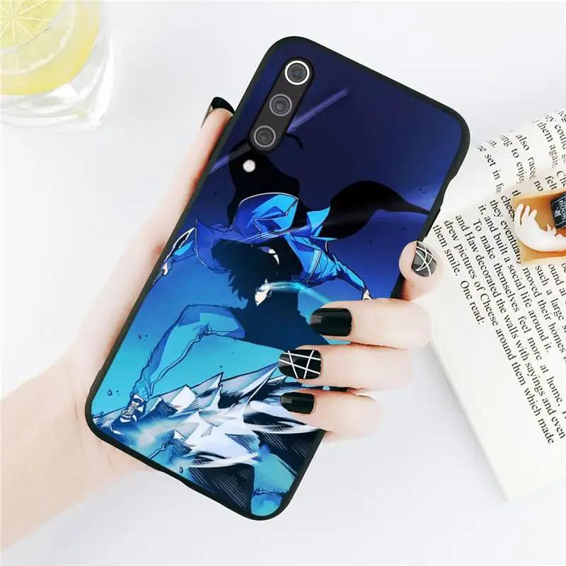 

solo leveling anime manga Phone Case For Xiaomi Redmi note 7 8 9 t k30 max3 9 s 10 pro lite Luxury brand shell funda coque