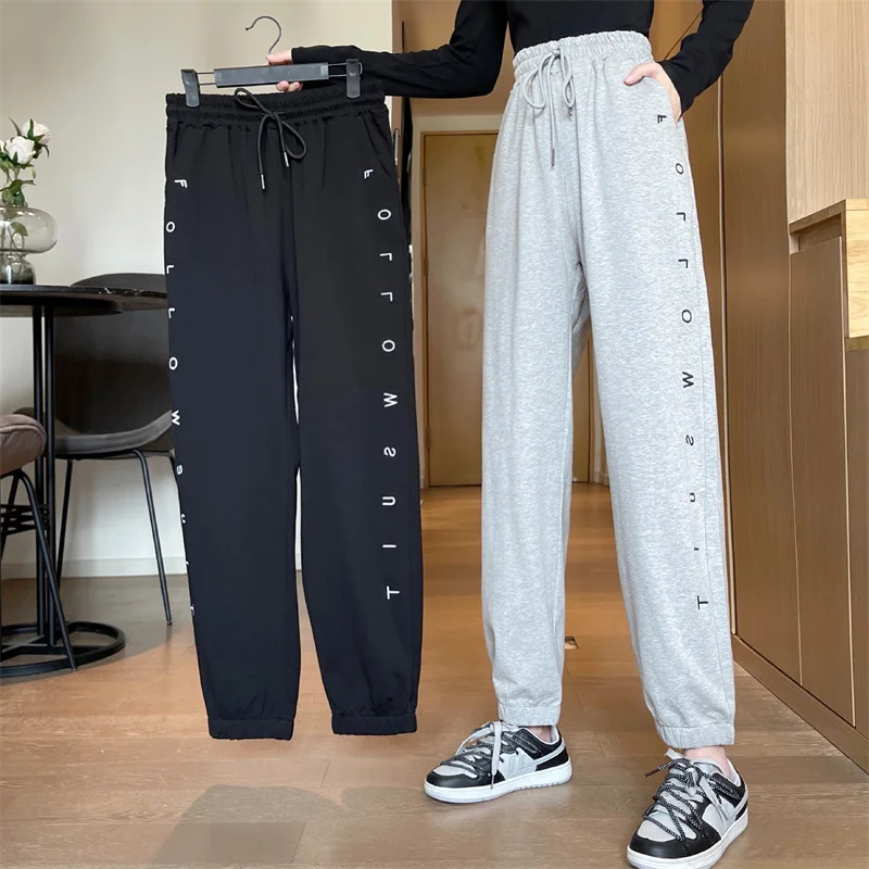 

High Waist Thin Pants on Side off