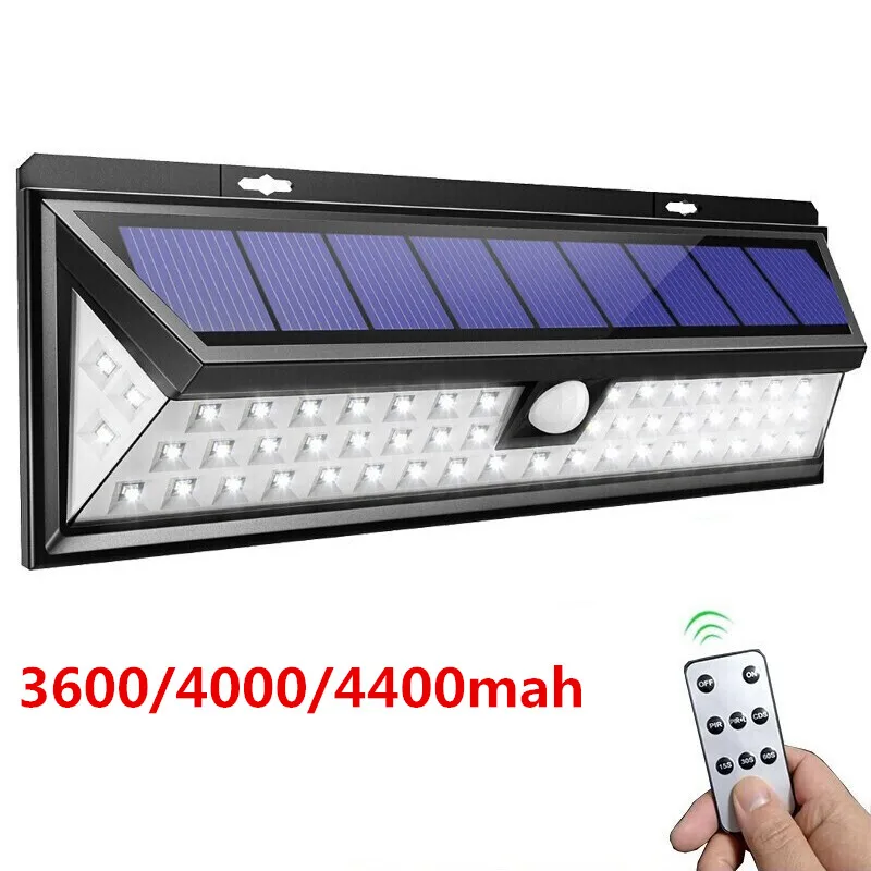 

Led Solar Light Lamp Garden Street Strong Lighting Decoration Motion Sensor Outdoor Light Wall Lamps Automatic Adjust Brightness