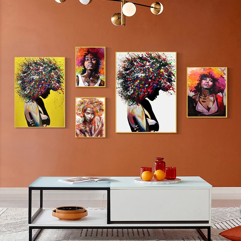 Современная картина с изображением взрывоопасной головы из черной кожи для