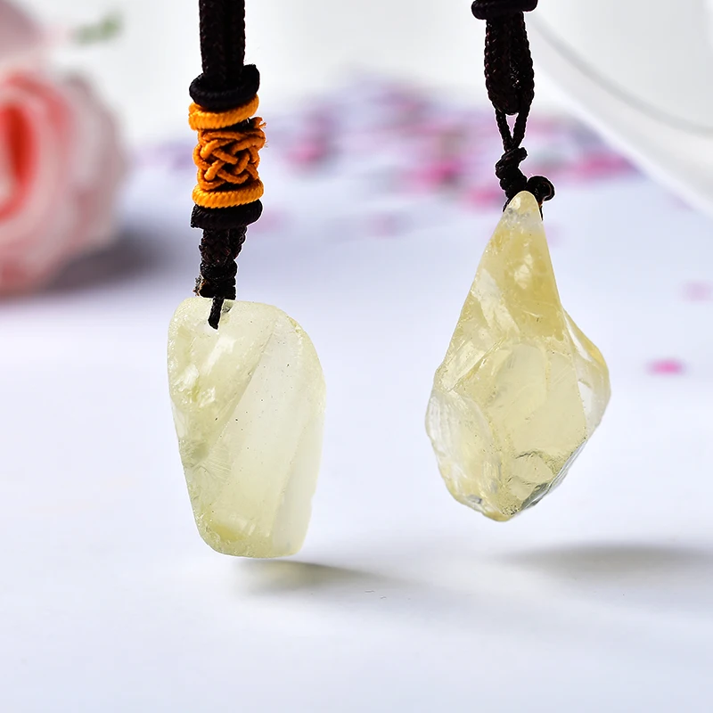 

Каменный из натурального цитрина кулон кристалл ожерелье необработанные кристаллы Целебный Камень желтый кварц для мужчин женщин минерал...