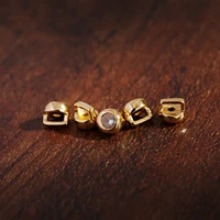 2021 newest woman simple exquisite golden zircon necklace embellished beads jewelry accessories
