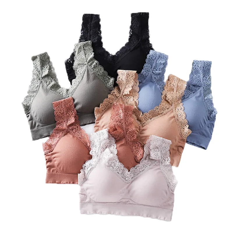 

The exposed the back without rims strapless bra lace that wipe a bosom rims bra movement sleep bra Top women