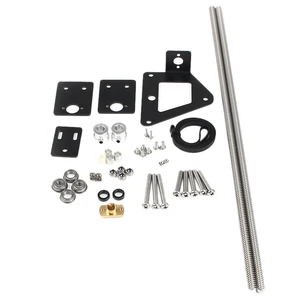 3D Printer Part Dual Z Axis Upgrade Kit Dual Z Tension Pulley Set for Creality Ender-3 Printer Single Motor Dual Z-Axis 10 item image