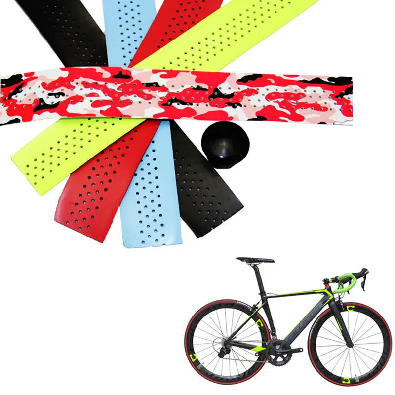 

GUB 1620 Road Bike Colorful Handlebar Tape Wrap Bicycle Bandage Horn Toutle Belt Cover Camouflage Cycling Handle