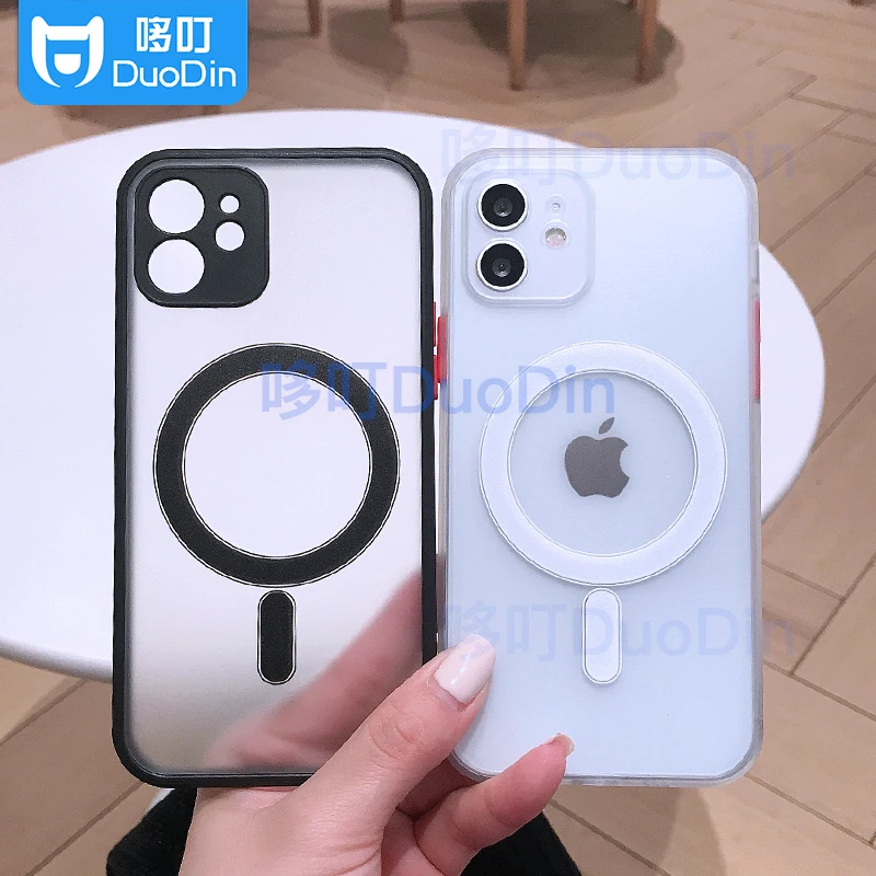 Прозрачный Магнитный чехол для iPhone 11 Pro XS Max Mini Magsafing магнитный X XR - купить по