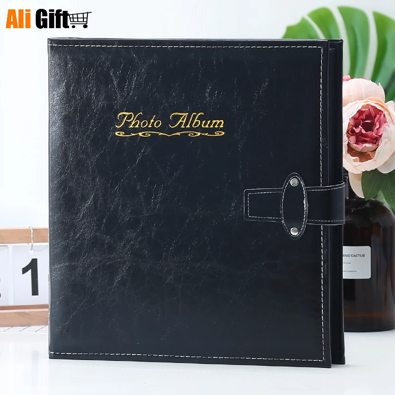 

6 Inch 800 Pockets Insert PU Leather Photo Album Large Capacity Family Baby Wedding Foto Albums Picture Book Gift for Friends