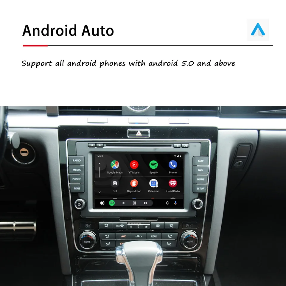 Wireless iPhone Apple CarPlay Into RNS810 For Volkswagen Phaeton Android Auto Phone Mirroring Activator Unit