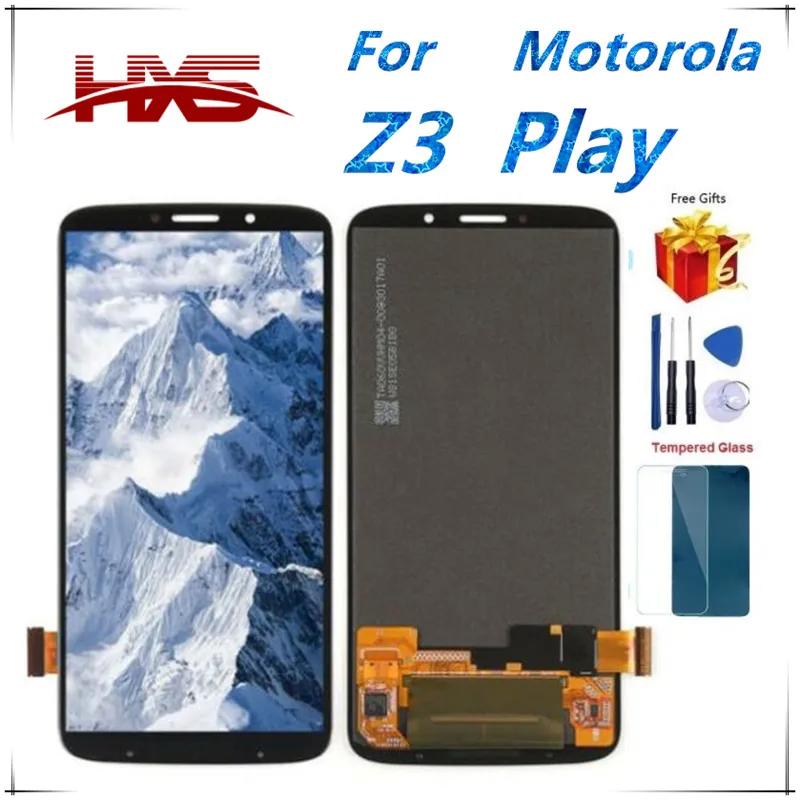 H.X.S для Motorola Z3 Play XT1635 ЖК дисплей и сенсорный экран дигитайзер в сборе|Экраны