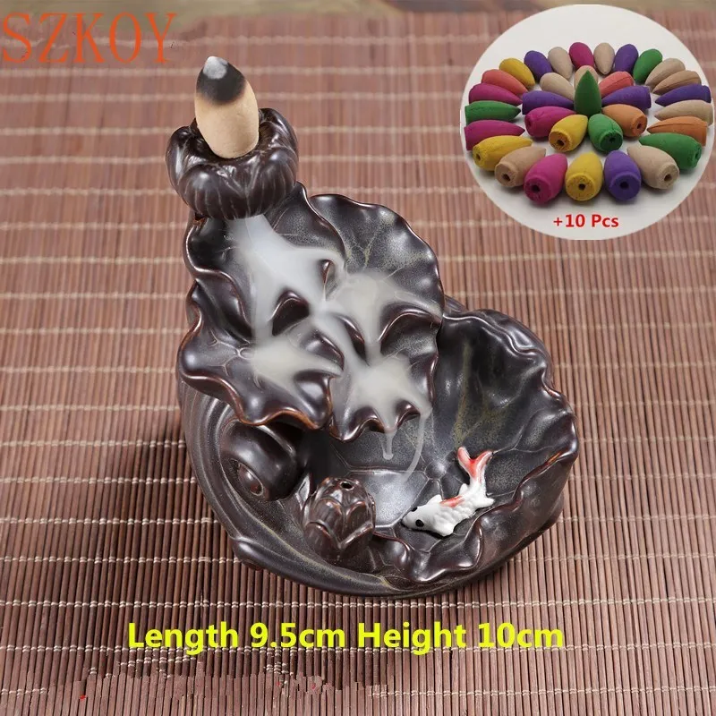 Популярная стильная башня Ладан Керамика горелки аромат держатель курильница с