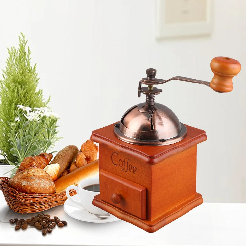 

Под Старину механический ручной коленчатый гейзерная Кофеварка Кофе машина ручной Кофе машина