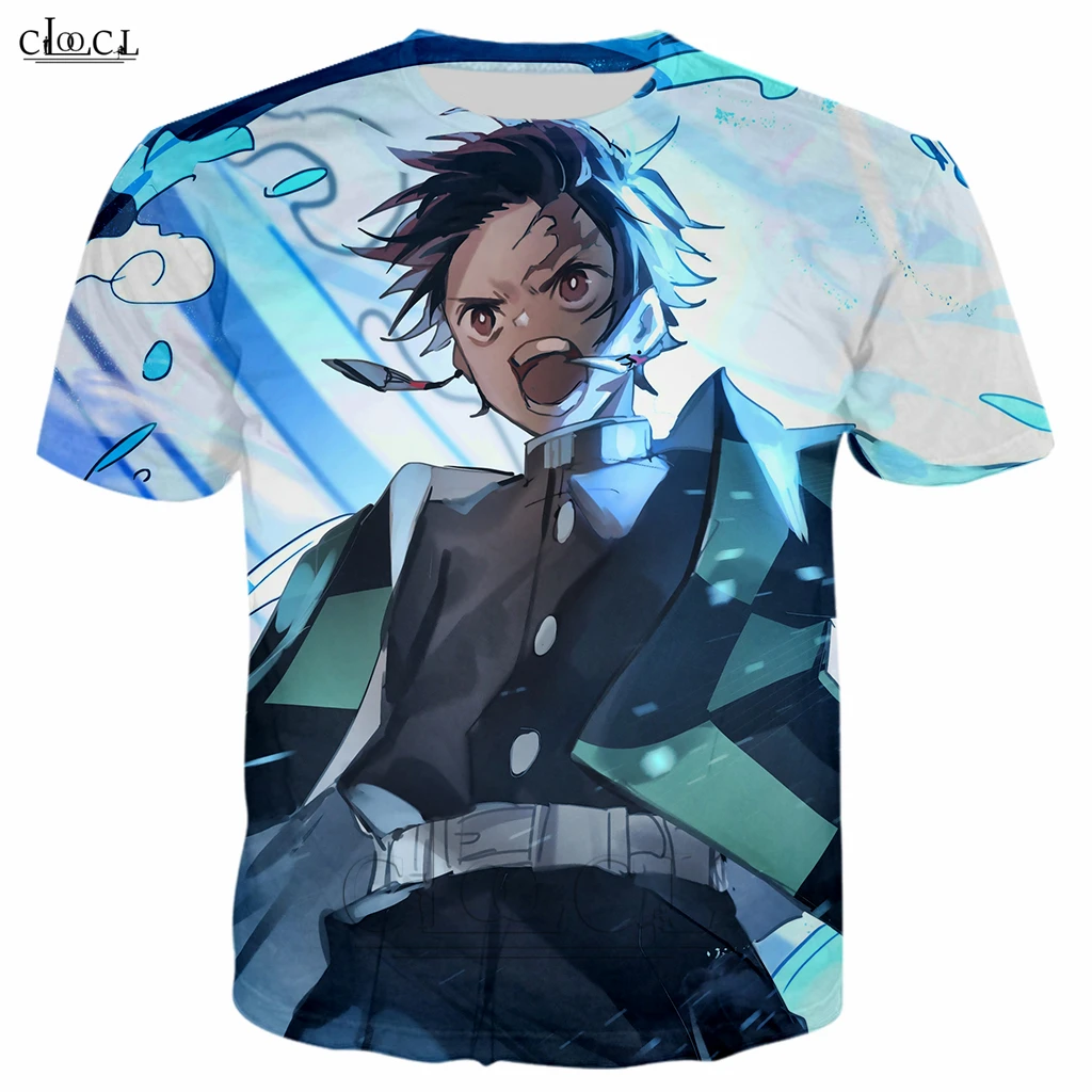 Модная футболка для мужчин/женщин аниме демон Slayer: Kimetsu No Yaiba 3D печатные футболки