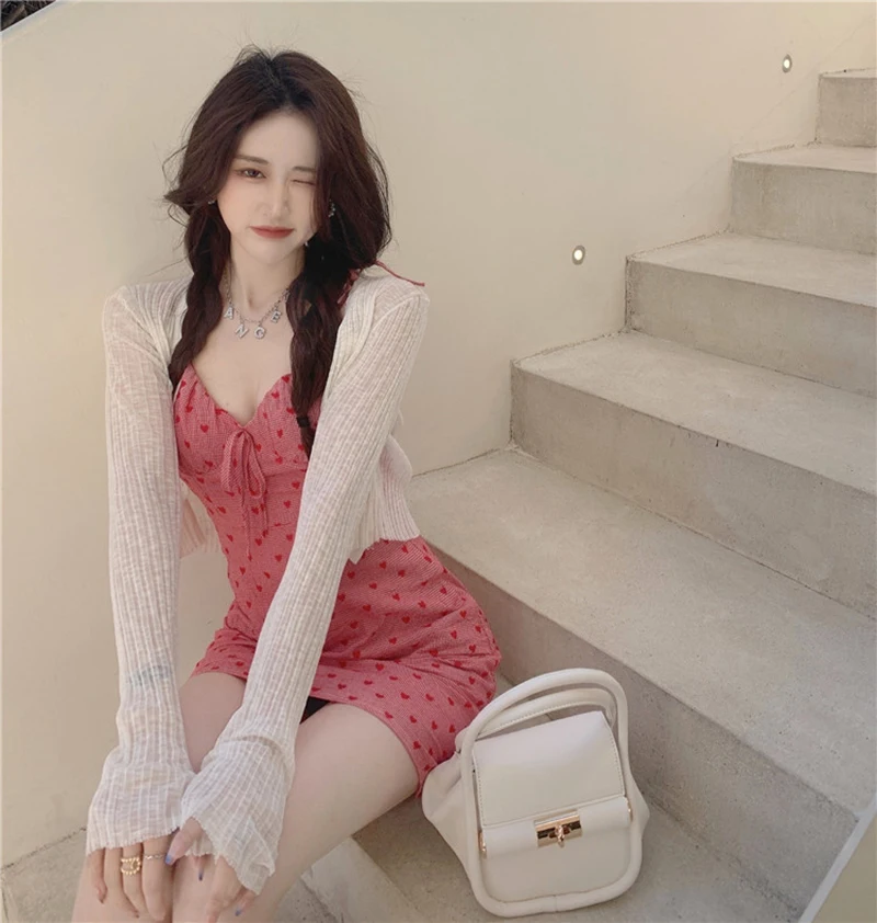 

New Summer Spaghetti Straps Sexy Dress Girly pink Elegant Princess Dress Mini Low-Neck Sleeveless Backless Party Bodycon Dress