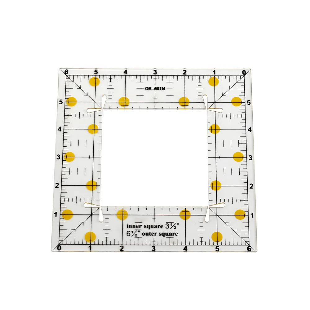 1 шт. квадратная Лоскутная линейка акриловая швейная стеганая шаблоны инструмент