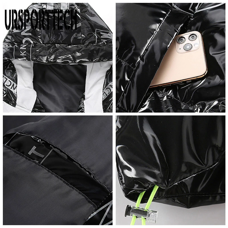 Winter Mens Jacket Casual Fashion Letter Trend Slim Fit Coats Men's Bomber Jacket Down Puffer Padded Oversized Jackets Coats