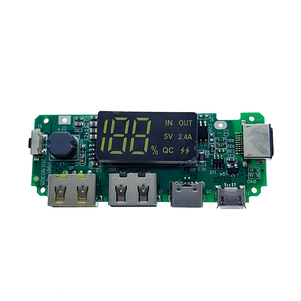 Зарядный Модуль Taidacent для аккумулятора 18650 5 В а 2 А 1 USB-модуль быстрой зарядки