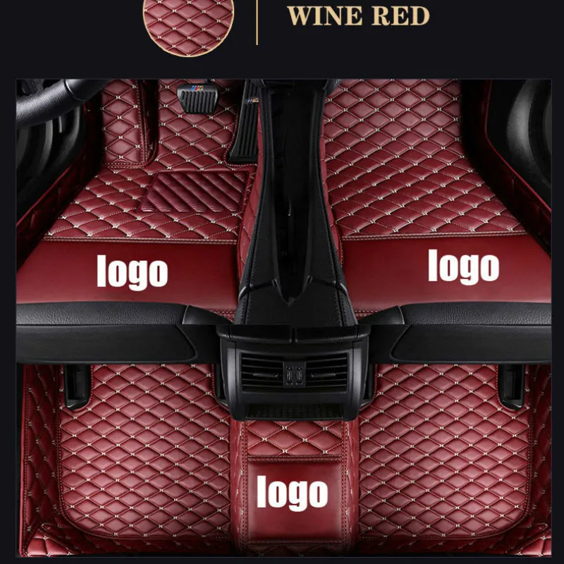 

Custom Car Floor Mats 3D Leather Waterproof for Ford Focus Mk2 Explorer Kuga Fusion Ranger Ecosport Mondeo Auto Carpet Liners