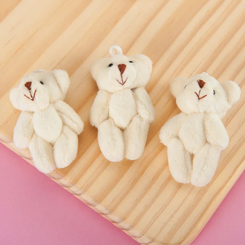 Милый кулон в виде мини-медведя мягкая игрушка-зверюшка кукла-подвеска сумку