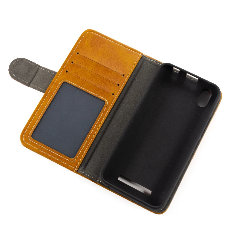 Откидной Чехол для Leagoo Z10 деловой кожаный роскошный чехол с магнитным бумажником - Фото №1