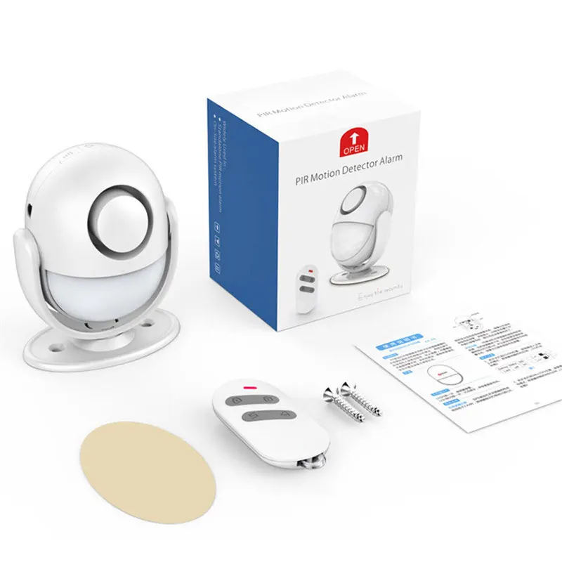 

Tuya WiFi Wireless PIR Motion Alarm Detector 125dB Loud Home Security Doorbell Sensor Remote Controller Arm Disarm Alarm Kit