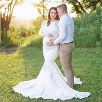 2021 newsmaternity clothing photography props lace leaky shoulders floor length dresses for pregnant women %d0%bf%d0%bb%d0%b0%d1%82%d1%8c%d0%b5 %d0%b4%d0%bb%d1%8f %d0%b1%d0%b5%d1%80%d0%b5%d0%bc%d0%b5%d0%bd%d0%bd%d1%8b%d1%85