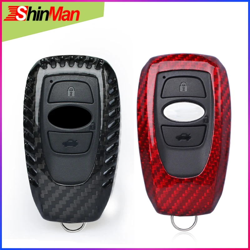 Чехол для автомобильных ключей ShinMan из углеродного волокна чехол держатель Subaru