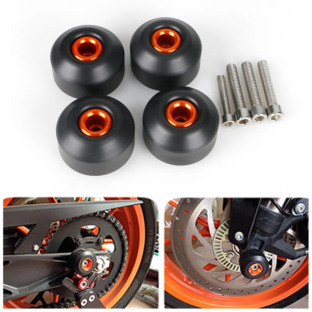 Для KTM Duke RC 125 200 250 390 2016 2018 Передняя Задняя осевая рама вилка ползунок защитная