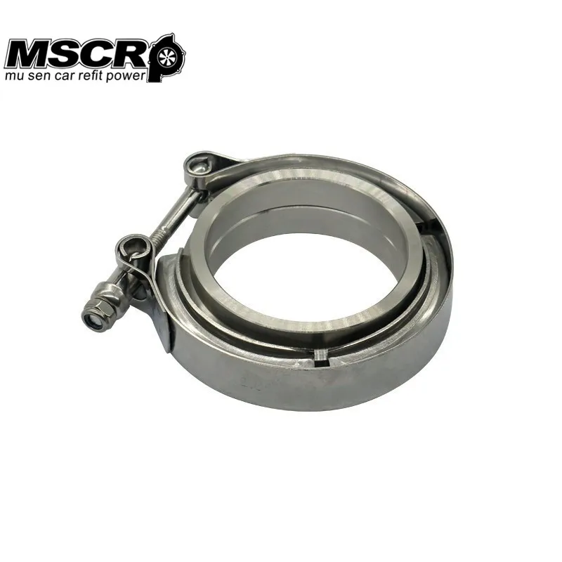 2.5" V Band clamp flange Kit (Stainless Steel 201) For turbo exhaust downpipe |