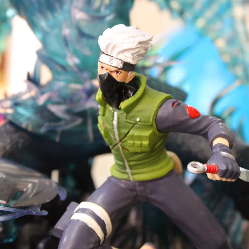 Статуэтка Hatake Kakashi Uchiha Sasuke фигурка 32 см портрет учителя Namikaze Minato GK экшн-фигурка