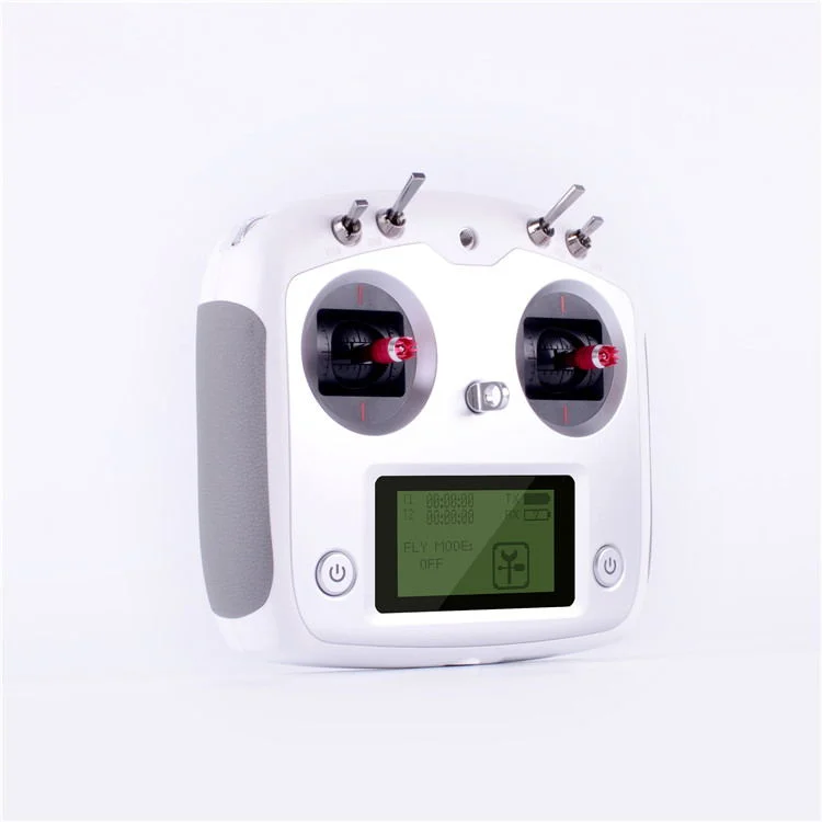 FLYSKY-transmisor de acelerador para avi&oacute;n teledirigido, dispositivo de transmisi&oacute;n de 2,4G, 10 canales, AFHDS, 2A, con receptor A8S, IA6B, iA10B, Dron de carreras con visi&oacute;n en primera persona, FS-i6S I6S-1