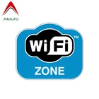 Модная Автомобильная наклейка Aliauto с Wi-Fi зоной интернет аксессуары Обложка царапина Виниловая наклейка для мотоцикла сиденья VW Nissan,12 см * 10 см