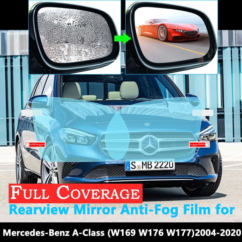 Полноэкранная противотуманная пленка для Mercedes Benz B Class W245 W246 W247 klase B160 B180 B200 2009 ~ 2020