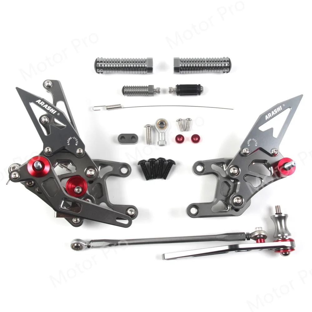 Регулируемые подножки для Honda CBR1000RR 2012- аксессуары для мотоциклов подножки Rearsets CBR 1000 RR CBR1000 1000RR 1000CC