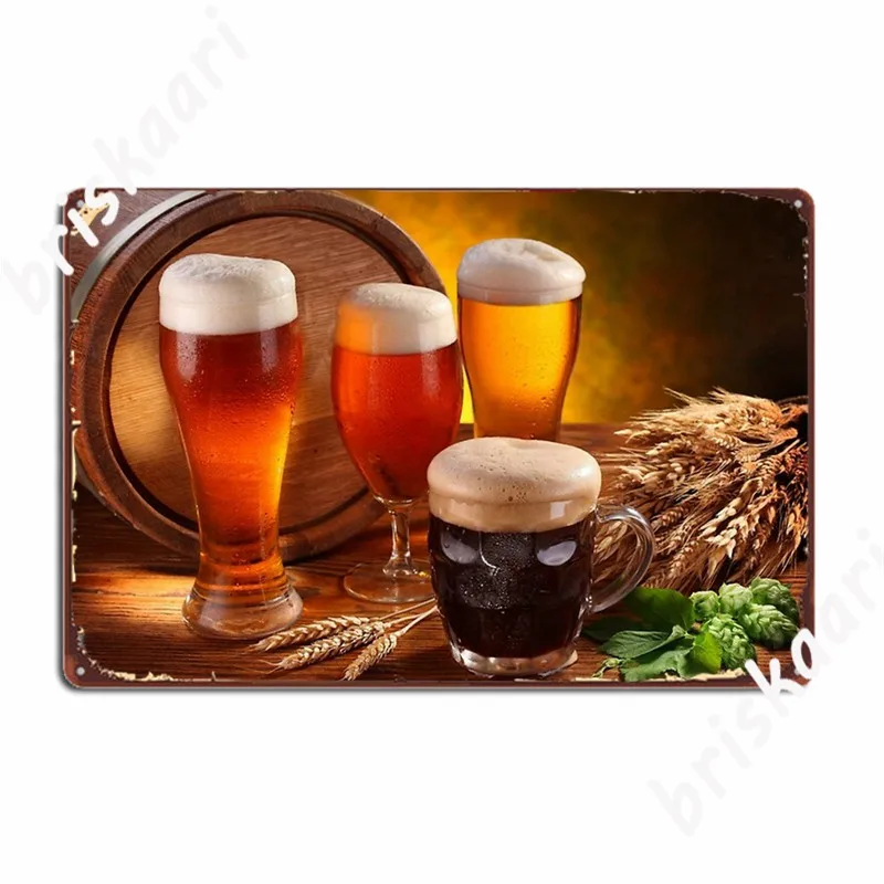 Пивной Стол металлические знаки клубный дизайн дома Настенный декор оловянные