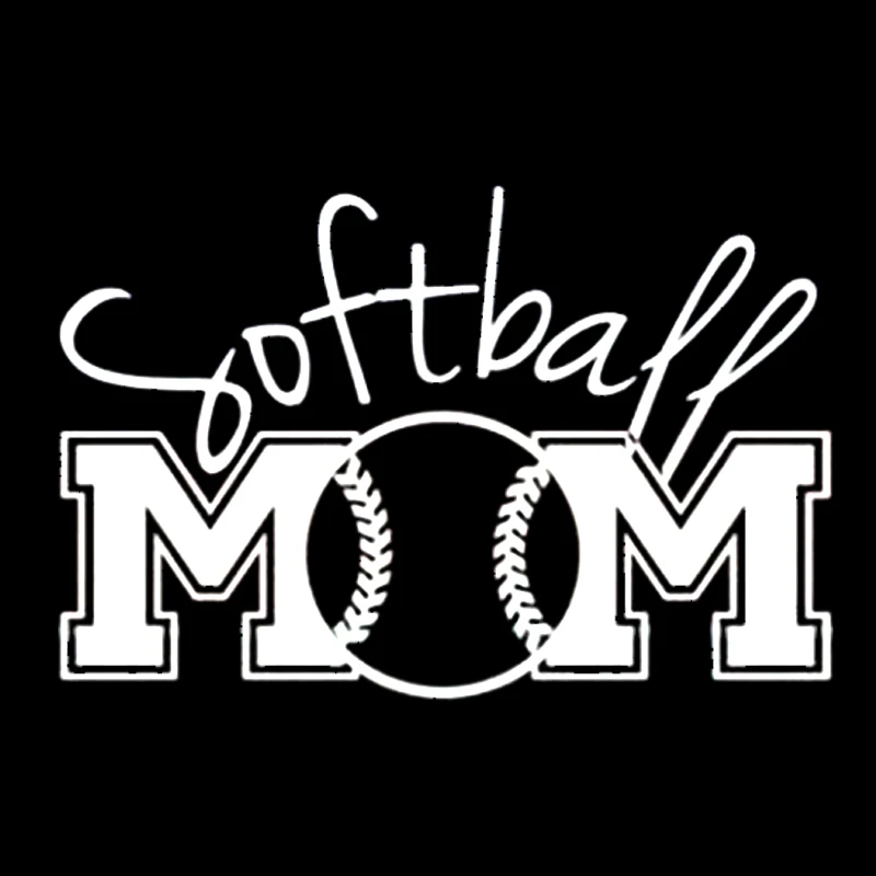 16*10 6 см уникальная крутая графика Softball Mom Спортивная Автомобильная