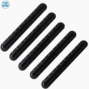 10'Length пластиковые FCS центр Лонгборд ребра коробка черный и белый доски для серфинга плавник коробка высокое качество