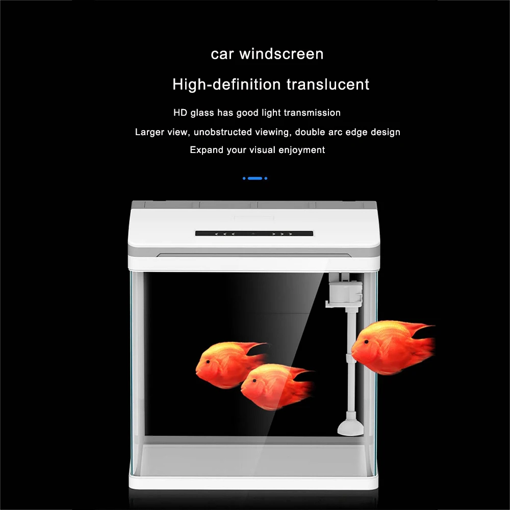 Мини умный аквариум креативный Настольный Betta Fish для дома самоциркулирующее