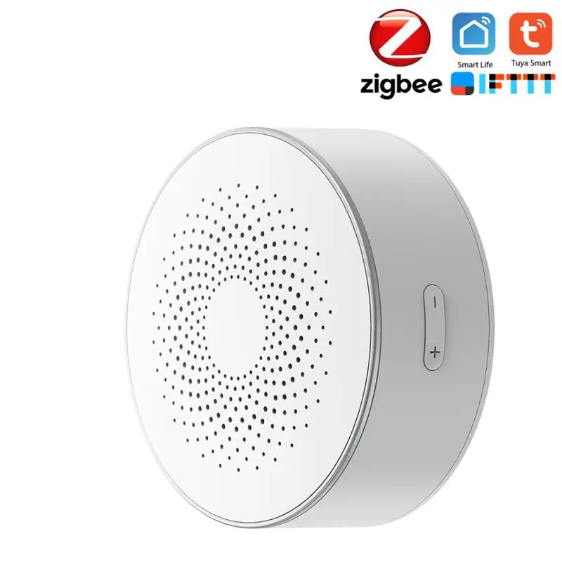 

Tuya Smart Zigbee Siren Detector Sensor Wireless Linkage Alarm Home Security System Smart Sound And Light Alarm Home Security