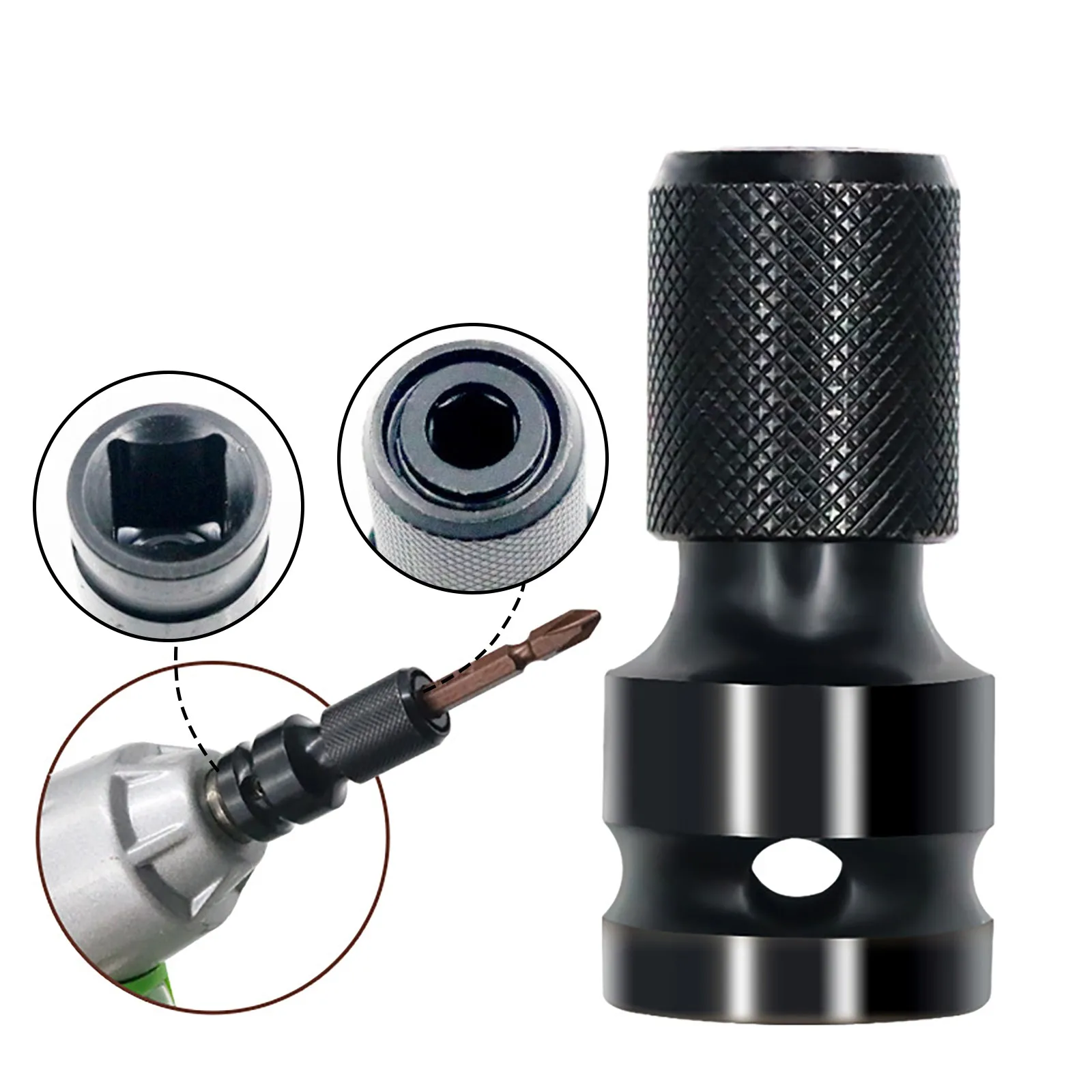 Электрический гаечный ключ с шестигранной головкой от 1/2 до 1/4 головка