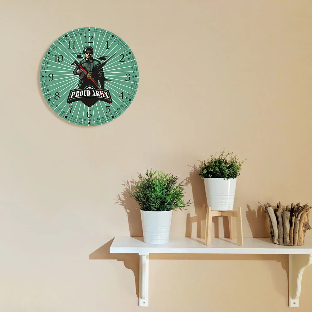 Армейский боевой солдат с винтовкой декоративные мужские пещерные настенные